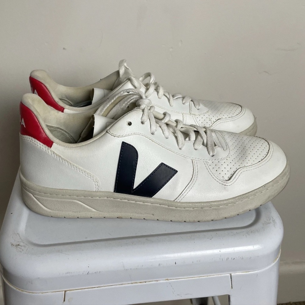 Veja V-10 'White Nautico Pekin' - SKU VX021267B